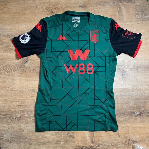 ASTON VILLA 2019/2020 THIRD FOOTBALL SOCCER SHIRT JERSEY CAMISETA TRIKOT KAPPA - Picture 2 of 7